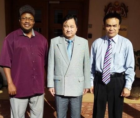 With the ambassodor of Malaysia